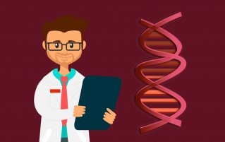 Scientist and DNA
